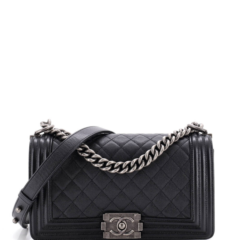 Chanel Old Medium Boy Flap Bag